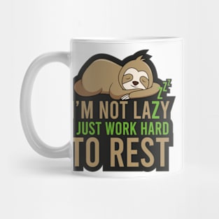 Sloth sleeping Mug